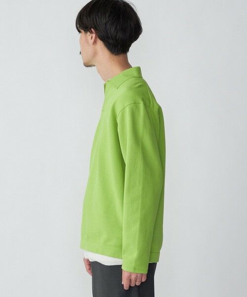 SHIPS / シップス カットソー | SHIPS:〈手洗い可能〉14ゲージ TEXBRID(R) ミラノリブ スキッパー ポロシャツ | 詳細22