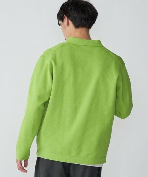 SHIPS / シップス カットソー | SHIPS:〈手洗い可能〉14ゲージ TEXBRID(R) ミラノリブ スキッパー ポロシャツ | 詳細23