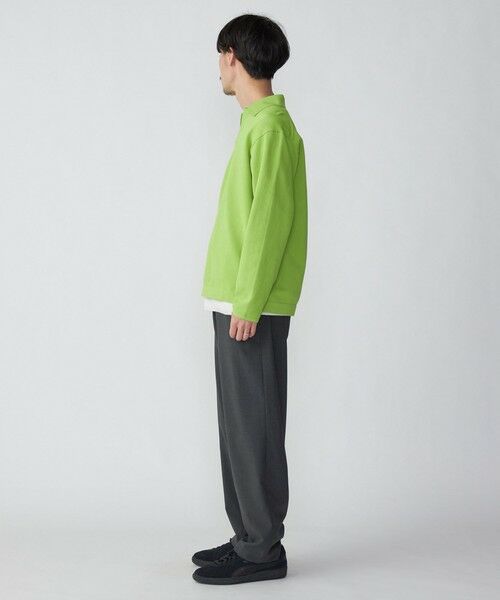 SHIPS / シップス カットソー | SHIPS:〈手洗い可能〉14ゲージ TEXBRID(R) ミラノリブ スキッパー ポロシャツ | 詳細26