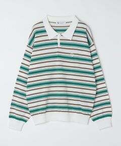 SHIPS / シップス ニット・セーター | City Ambient Products:〈手洗い可能〉14ゲージ レーヨン ナイロン ワンポイント ニットポロ