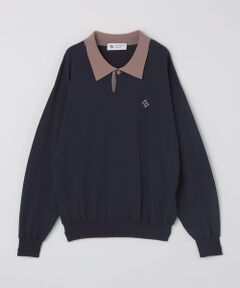 SHIPS / シップス ニット・セーター | City Ambient Products:〈手洗い可能〉14ゲージ レーヨン ナイロン ワンポイント ニットポロ