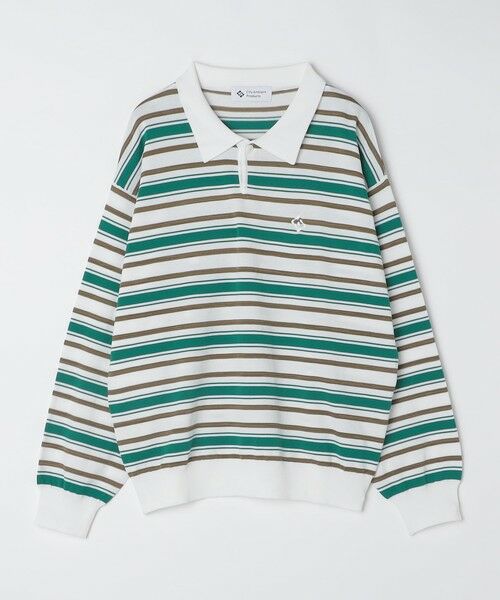 SHIPS / シップス ニット・セーター | City Ambient Products:〈手洗い可能〉14ゲージ レーヨン ナイロン ワンポイント ニットポロ | 詳細1