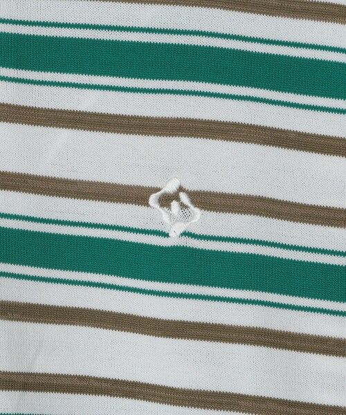 SHIPS / シップス ニット・セーター | City Ambient Products:〈手洗い可能〉14ゲージ レーヨン ナイロン ワンポイント ニットポロ | 詳細2