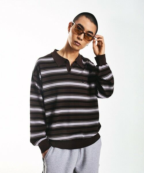 SHIPS / シップス ニット・セーター | City Ambient Products:〈手洗い可能〉14ゲージ レーヨン ナイロン ワンポイント ニットポロ | 詳細6