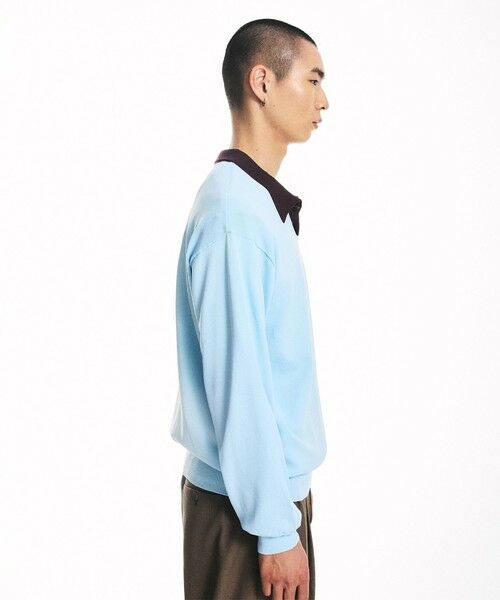 SHIPS / シップス ニット・セーター | City Ambient Products:〈手洗い可能〉14ゲージ レーヨン ナイロン ワンポイント ニットポロ | 詳細17