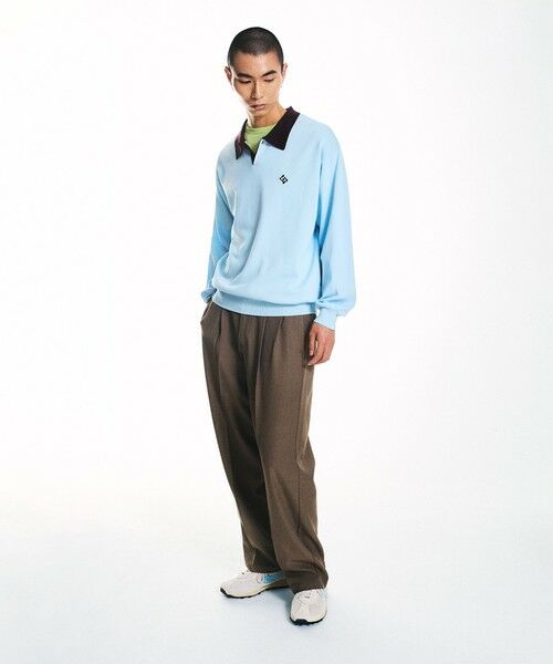 SHIPS / シップス ニット・セーター | City Ambient Products:〈手洗い可能〉14ゲージ レーヨン ナイロン ワンポイント ニットポロ | 詳細18