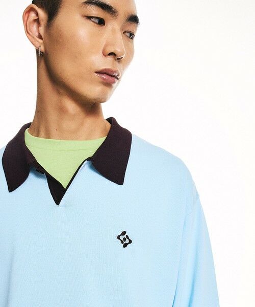 SHIPS / シップス ニット・セーター | City Ambient Products:〈手洗い可能〉14ゲージ レーヨン ナイロン ワンポイント ニットポロ | 詳細20