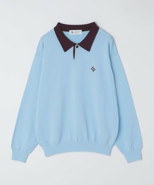 SHIPS / シップス ニット・セーター | City Ambient Products:〈手洗い可能〉14ゲージ レーヨン ナイロン ワンポイント ニットポロ | 詳細21