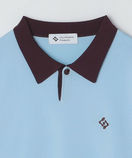 SHIPS / シップス ニット・セーター | City Ambient Products:〈手洗い可能〉14ゲージ レーヨン ナイロン ワンポイント ニットポロ | 詳細23