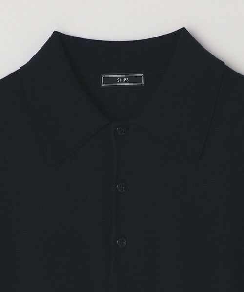SHIPS / シップス ニット・セーター | SHIPS: シー アイランド コットン ショートスリーブ ニット ポロシャツ | 詳細6