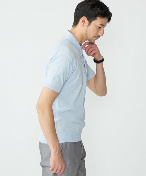 SHIPS / シップス ニット・セーター | SHIPS: ICE COTTON ショートスリーブ ニットポロ | 詳細7