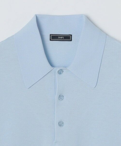 SHIPS / シップス ニット・セーター | SHIPS: ICE COTTON ショートスリーブ ニットポロ | 詳細11