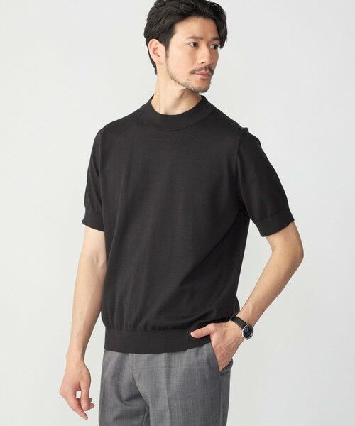 SHIPS / シップス ニット・セーター | SHIPS: シーアイランド コットン モックネック ニットTシャツ | 詳細6