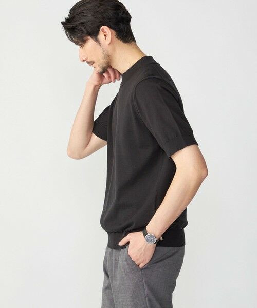 SHIPS / シップス ニット・セーター | SHIPS: シーアイランド コットン モックネック ニットTシャツ | 詳細7
