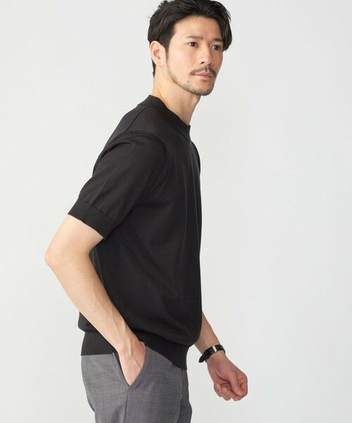 SHIPS / シップス ニット・セーター | SHIPS: シーアイランド コットン モックネック ニットTシャツ | 詳細9