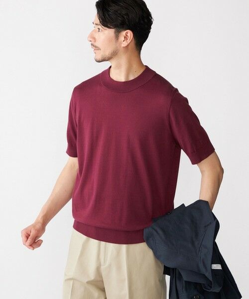 SHIPS / シップス ニット・セーター | SHIPS: シーアイランド コットン モックネック ニットTシャツ | 詳細14