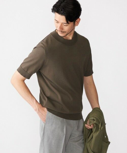 SHIPS / シップス ニット・セーター | SHIPS: シーアイランド コットン モックネック ニットTシャツ | 詳細22