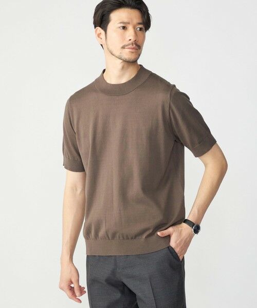 SHIPS / シップス ニット・セーター | SHIPS: シーアイランド コットン モックネック ニットTシャツ | 詳細23