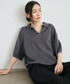 SHIPS / シップス ニット・セーター | 【City Ambient Products別注】crepuscule: JAPAN PAPER SKIPPER ニットポロ