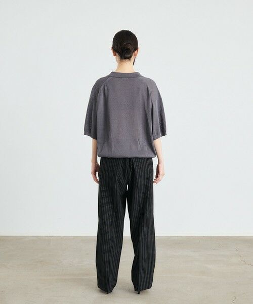 SHIPS / シップス ニット・セーター | 【City Ambient Products別注】crepuscule: JAPAN PAPER SKIPPER ニットポロ | 詳細11