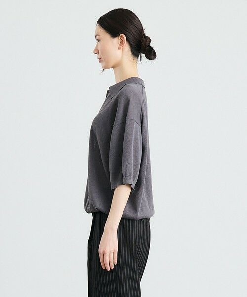 SHIPS / シップス ニット・セーター | 【City Ambient Products別注】crepuscule: JAPAN PAPER SKIPPER ニットポロ | 詳細6