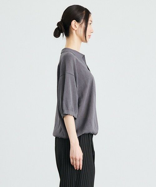 SHIPS / シップス ニット・セーター | 【City Ambient Products別注】crepuscule: JAPAN PAPER SKIPPER ニットポロ | 詳細8