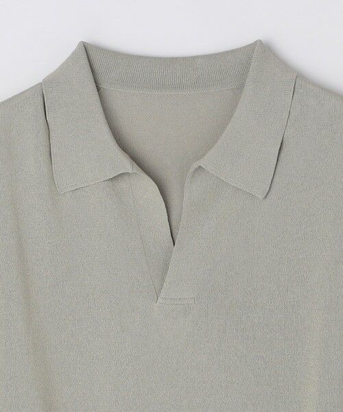 SHIPS / シップス ニット・セーター | 【City Ambient Products別注】crepuscule: JAPAN PAPER SKIPPER ニットポロ | 詳細21