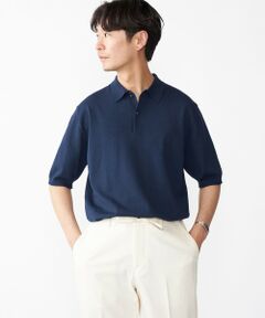 SHIPS / シップス ニット・セーター | SHIPS: リネン×TEXBRID ニット ポロシャツ