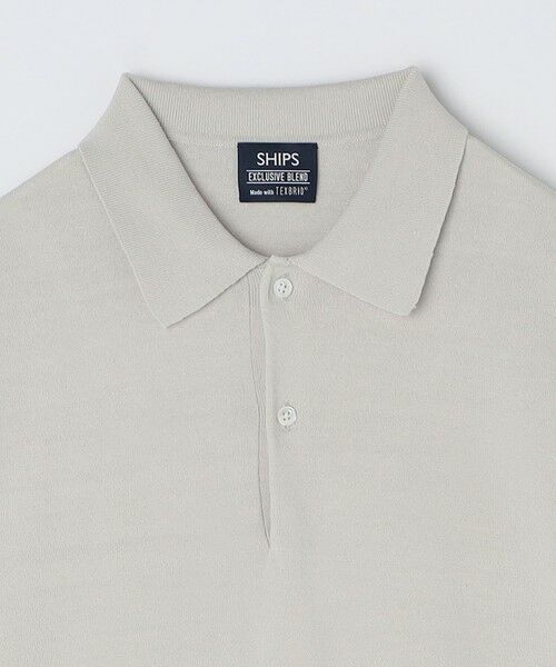 SHIPS / シップス ニット・セーター | SHIPS: リネン×TEXBRID ニット ポロシャツ | 詳細5