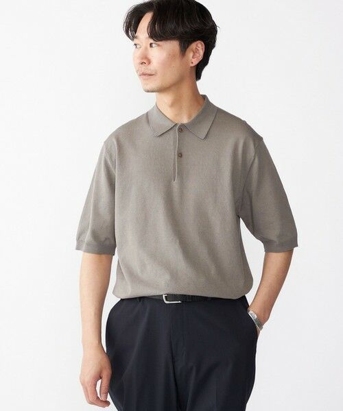 SHIPS / シップス ニット・セーター | SHIPS: リネン×TEXBRID ニット ポロシャツ | 詳細11