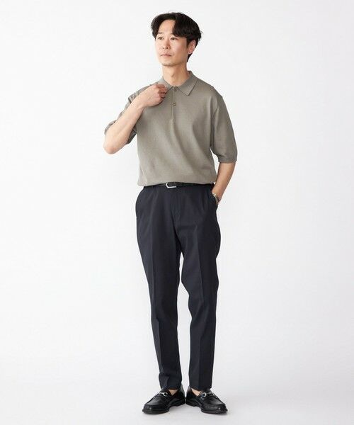 SHIPS / シップス ニット・セーター | SHIPS: リネン×TEXBRID ニット ポロシャツ | 詳細13