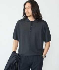 SHIPS / シップス ニット・セーター | SHIPS:〈手洗い可能〉12ゲージ イタリー リネン ニット ポロ ショートスリーブ