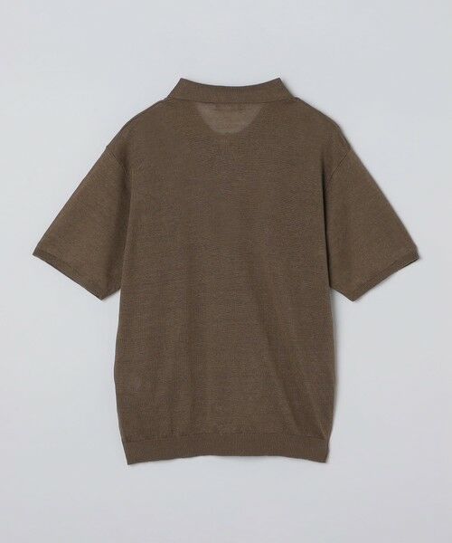 SHIPS / シップス ニット・セーター | SHIPS:〈手洗い可能〉12ゲージ イタリー リネン ニット ポロ ショートスリーブ | 詳細8