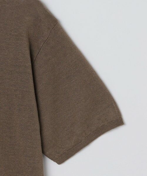 SHIPS / シップス ニット・セーター | SHIPS:〈手洗い可能〉12ゲージ イタリー リネン ニット ポロ ショートスリーブ | 詳細11