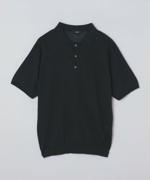 SHIPS / シップス ニット・セーター | SHIPS:〈手洗い可能〉12ゲージ イタリー リネン ニット ポロ ショートスリーブ | 詳細22