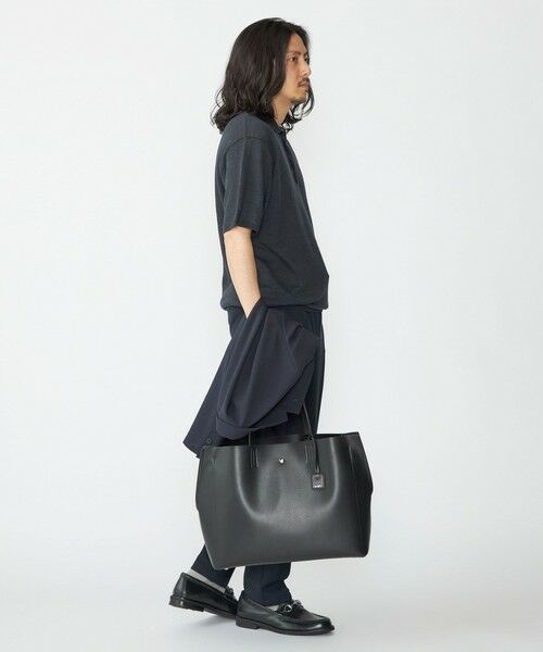 SHIPS / シップス ニット・セーター | SHIPS:〈手洗い可能〉12ゲージ イタリー リネン ニット ポロ ショートスリーブ | 詳細17