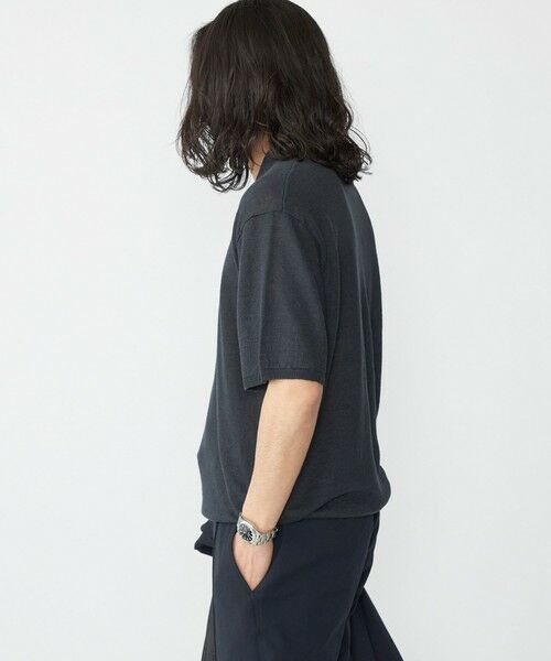 SHIPS / シップス ニット・セーター | SHIPS:〈手洗い可能〉12ゲージ イタリー リネン ニット ポロ ショートスリーブ | 詳細19