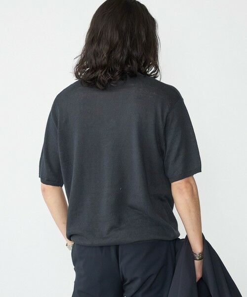 SHIPS / シップス ニット・セーター | SHIPS:〈手洗い可能〉12ゲージ イタリー リネン ニット ポロ ショートスリーブ | 詳細20