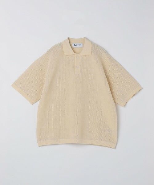 SHIPS / シップス ニット・セーター | City Ambient Products:〈手洗い可能〉ポリエステル メッシュ ニット ショートスリーブ ポロ | 詳細7