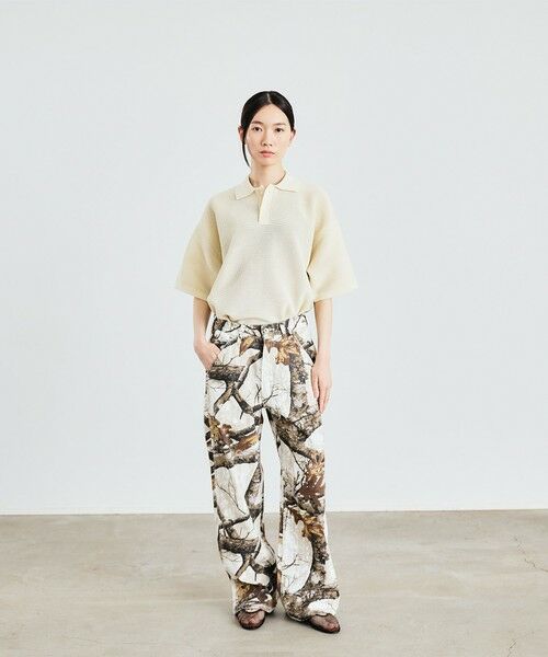 SHIPS / シップス ニット・セーター | City Ambient Products:〈手洗い可能〉ポリエステル メッシュ ニット ショートスリーブ ポロ | 詳細2