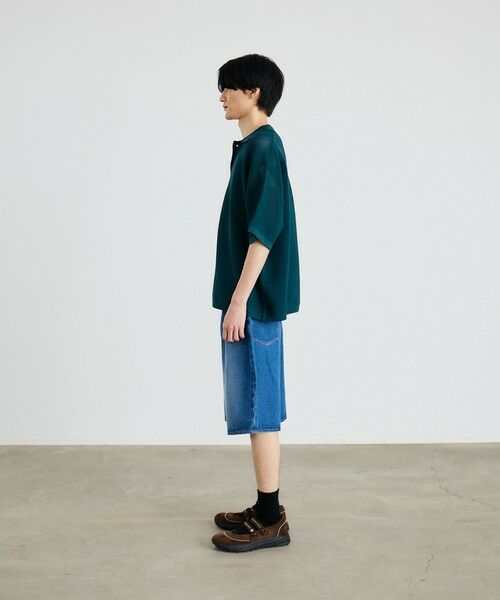 SHIPS / シップス ニット・セーター | City Ambient Products:〈手洗い可能〉ポリエステル メッシュ ニット ショートスリーブ ポロ | 詳細13