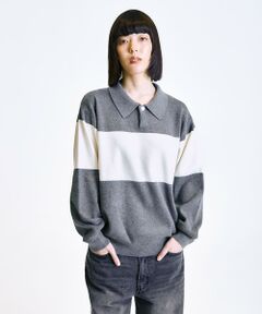 SHIPS / シップス ニット・セーター | City Ambient Products:〈手洗い可能〉リラックス 1ボタン ニットポロシャツ