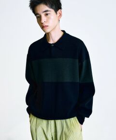 SHIPS / シップス ニット・セーター | City Ambient Products:〈手洗い可能〉リラックス 1ボタン ニットポロシャツ