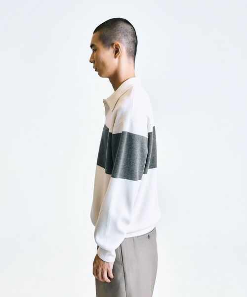 SHIPS / シップス ニット・セーター | City Ambient Products:〈手洗い可能〉リラックス 1ボタン ニットポロシャツ | 詳細6