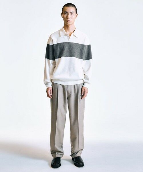 SHIPS / シップス ニット・セーター | City Ambient Products:〈手洗い可能〉リラックス 1ボタン ニットポロシャツ | 詳細1