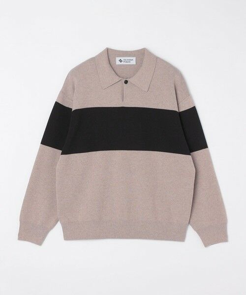 SHIPS / シップス ニット・セーター | City Ambient Products:〈手洗い可能〉リラックス 1ボタン ニットポロシャツ(ベージュ)