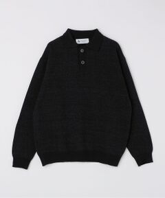 SHIPS / シップス ニット・セーター | City Ambient Products:〈手洗い可能〉ポリエステル メッシュ ニット ポロ ロングスリーブ