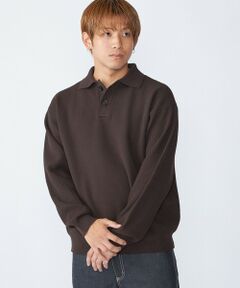 SHIPS / シップス ニット・セーター | City Ambient Products:〈手洗い可能〉ポリエステル メッシュ ニット ポロ ロングスリーブ