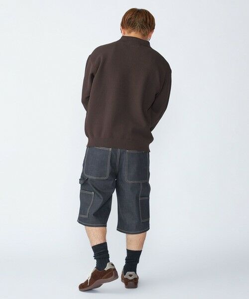 SHIPS / シップス ニット・セーター | City Ambient Products:〈手洗い可能〉ポリエステル メッシュ ニット ポロ ロングスリーブ | 詳細7