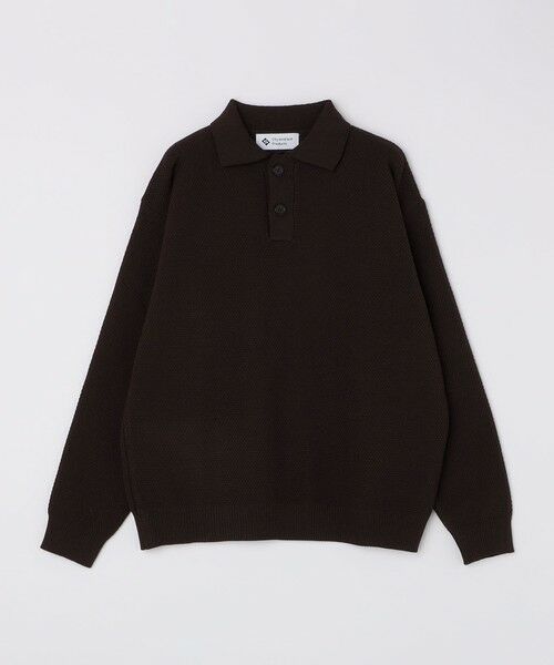 SHIPS / シップス ニット・セーター | City Ambient Products:〈手洗い可能〉ポリエステル メッシュ ニット ポロ ロングスリーブ | 詳細10